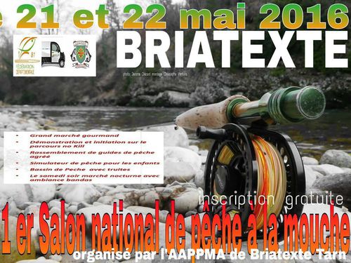 1er Salon National de la pêche à la mouche à Briatexte ( 81 )