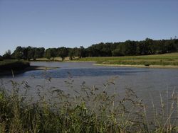 Le plan d'eau de la Rousse