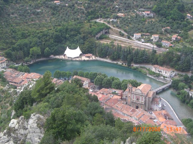 Le lac de Breil-sur-Roya